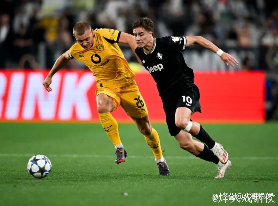 欧冠-弗拉霍维奇双响助攻凯利扳平 尤文4-4战平多特主场